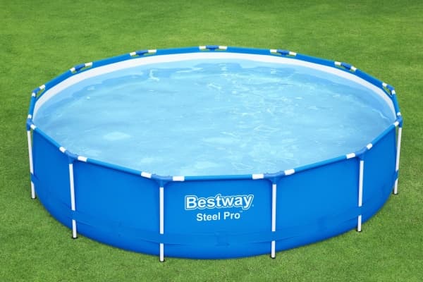 Bestway 5612E, 8680 l, Pool med ram, Vuxen och barn, Blå, 25,1 kg