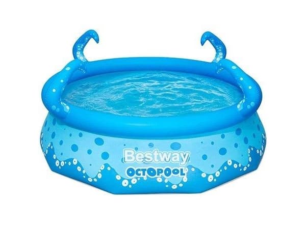 Bestway 57397, Oppblåsbart basseng, 3153 l, Rund, 2 år, Octopus, PVC