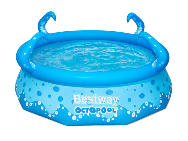 Bestway 57397, Oppblåsbart basseng, 3153 l, Rund, 2 år, Octopus, PVC