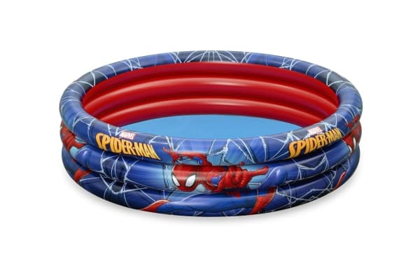 Bestway 98018, Oppblåsbart basseng, 200 l, Rund, 2 år, Spider-Man, Vinyl