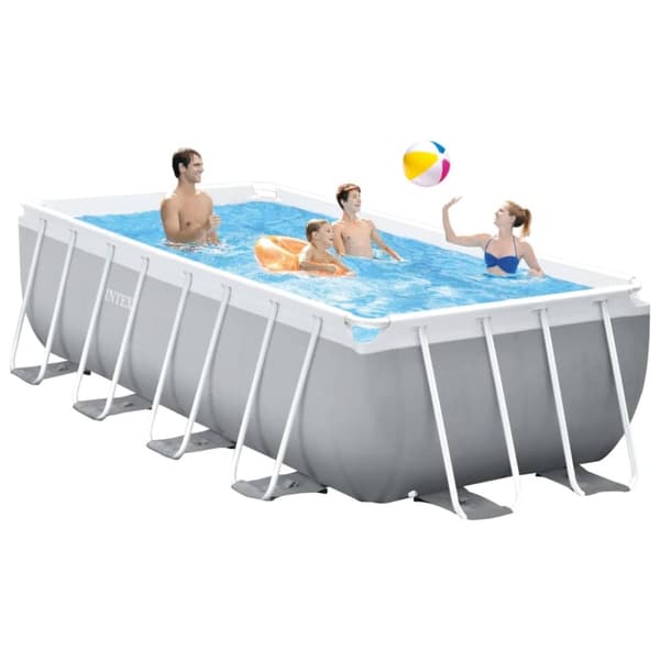 INTEX swimmingpoolsæt Prism Frame 400x200x122 cm rektangulær