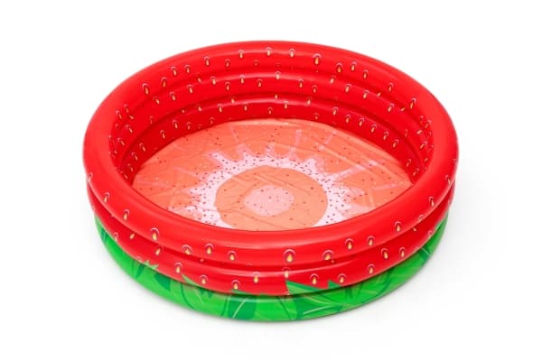 Bestway 51145, Oppblåsbart basseng, 390 l, Rund, 2 år, Sweet strawberry, PVC