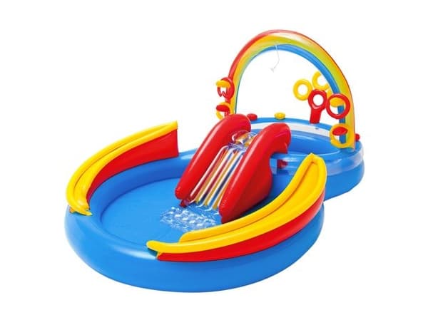 Intex 57453NP, Oppblåsbart basseng, 381 l, Figur 8, 2 år, Vinyl, Flerfarget