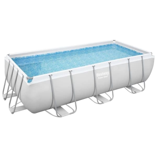 Bestway Pool Power Steel rektangulär 404x201x100 cm