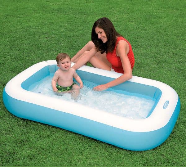 Intex 57403NP, 90 l, Oppblåsbart basseng, Barn, Blå, Hvit, 1,78 kg