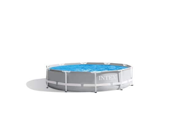 Intex PrismFrame, 4485 l, Innrammet basseng, Voksen og barn, Blå, Grå, 19,5 kg