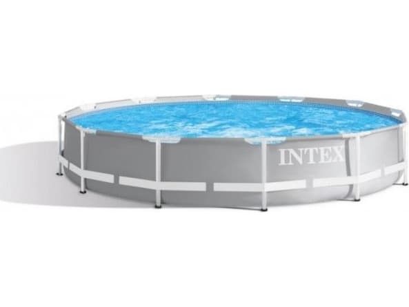 Intex trädgårdspool med rund ram 366 cm