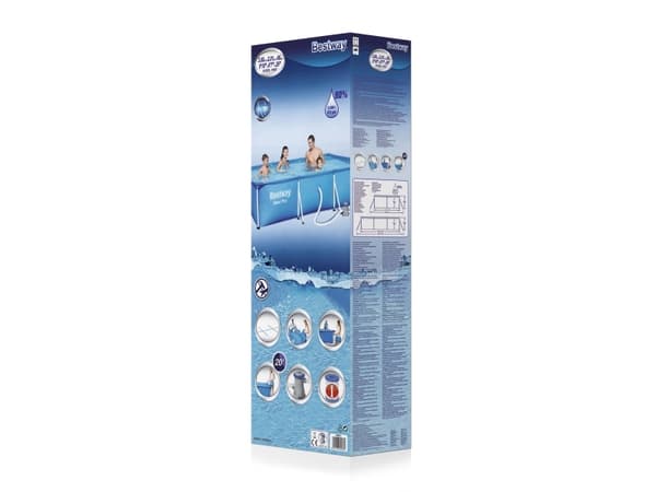 Bestway Steel Pro 56411, 3300 l, Innrammet basseng, Blå, 20,7 kg
