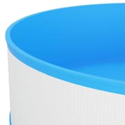 vidaXL Plaskebasseng 350x90 cm hvit