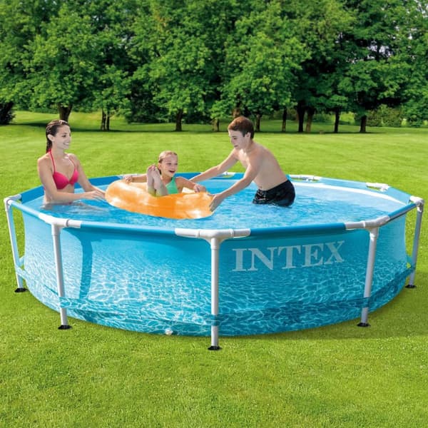 INTEX Beachside metallrammebasseng 305x76 cm