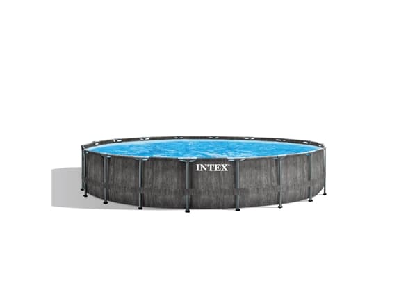 BASSENG- INTEX GREYWOOD PRISM  PREMIUM RAMMEBASENG 5,5 M / 1,22 M