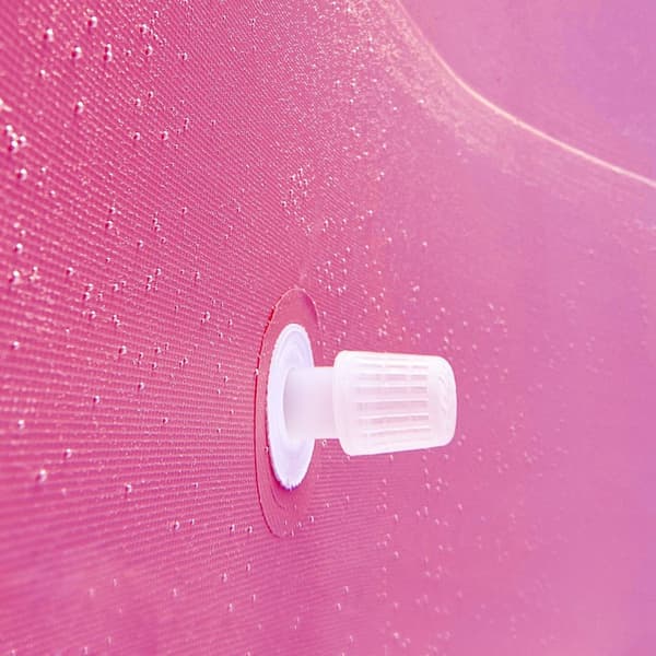 Badebassin rund med pumpe Ø 360 x 76 cm - pink