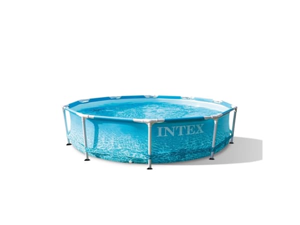 BASSENG - INTEX BEACHSIDE METALL RAMME SETT  3.05MX76CM