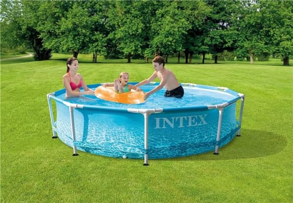 INTEX Beachside Metal Frame Pool Sæt (inkl. pumpe) 4485l