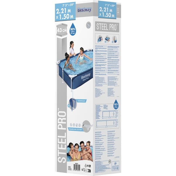 Bestway Steel Pro ramme pool 221 cm