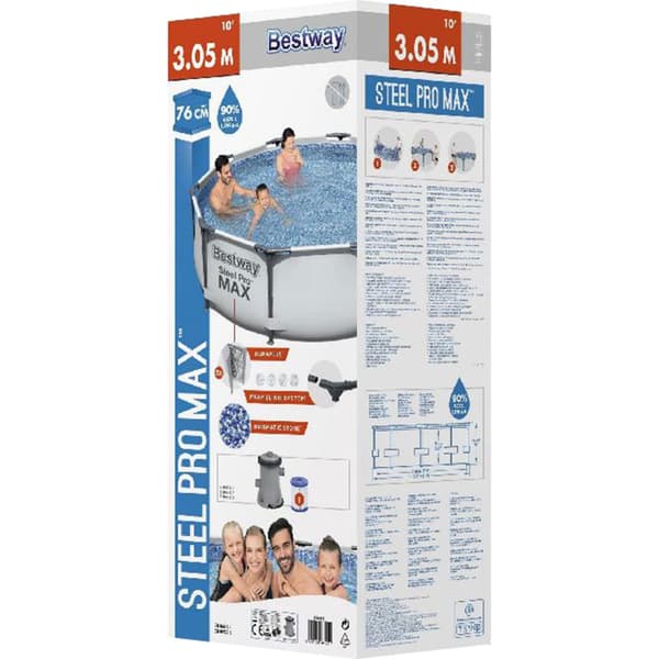 Bestway Steel Pro Max pool + pumpe 305 cm