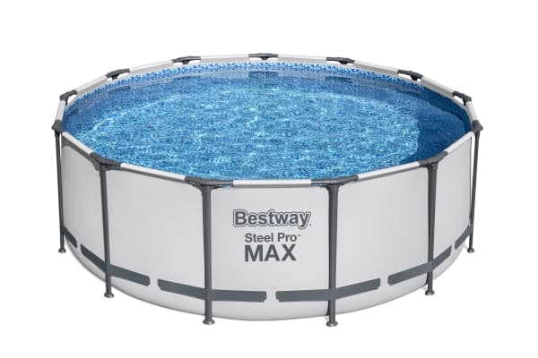 Bestway Steel Pro 5618W, Innrammet basseng, Stige, Hvit, 50,3 kg