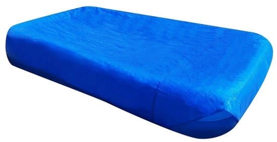 Uppblåsbar pool - rektangulär - 305x183x50 cm - blå