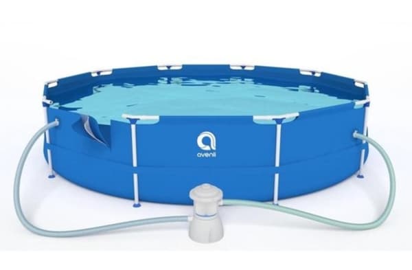 Pool med pumpe - 366 x 76 cm - Avenli - komplet sæt