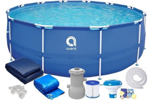 Pool med pumpe - 366 x 76 cm - Avenli - komplet sæt