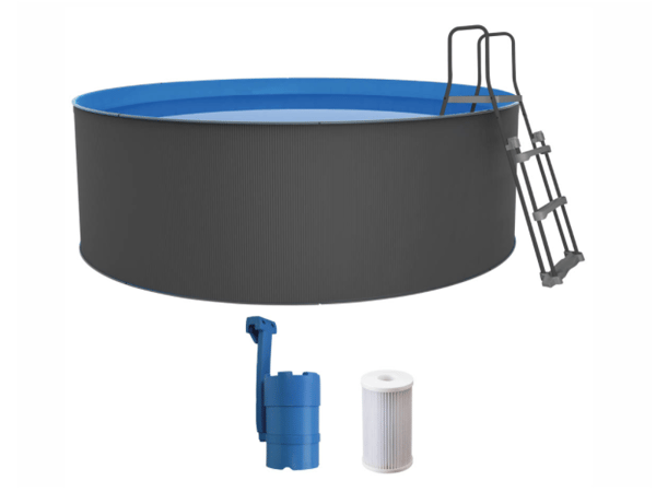Santorini Pool Round Ø350 x 90 cm 8.150 L