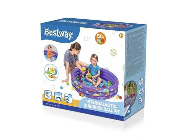 Plassbasseng med baller BESTWAY