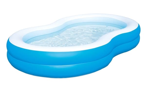Bestway 54117, Oppblåsbart basseng, 544 l, Oval, Vinyl, Blå