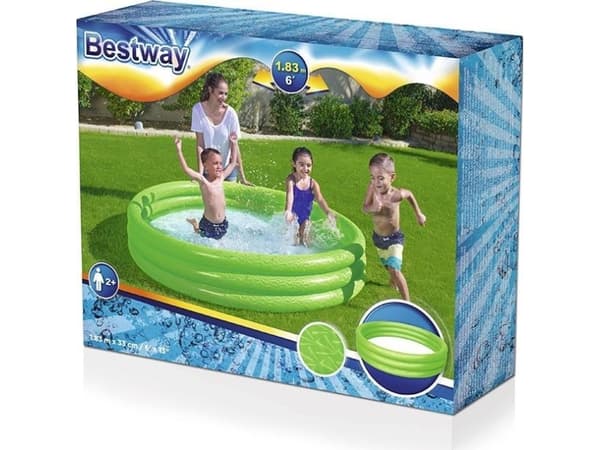 Bestway - puhallettava puutarha-allas 183x33 cm (vihreä)