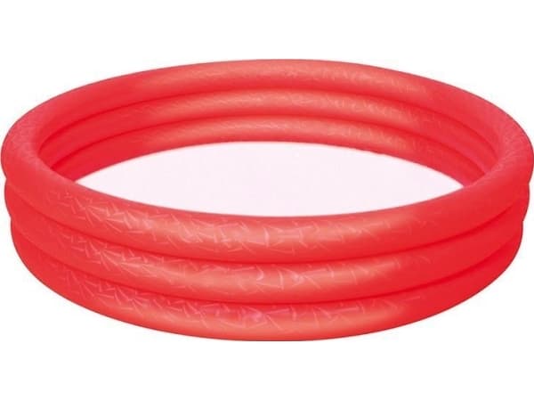Bestway - uppblåsbar pool för trädgården 183x33 cm (röd)