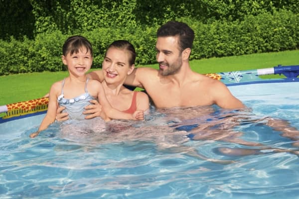 Bestway 5612F ovan mark-svimmingpooler Pool med ram Rund 3221 l Multifärg