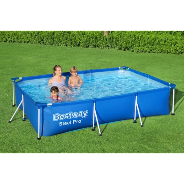 BESTWAY Steel Pro Tubular Pool - rektangulär - 3x2,01x0,66m