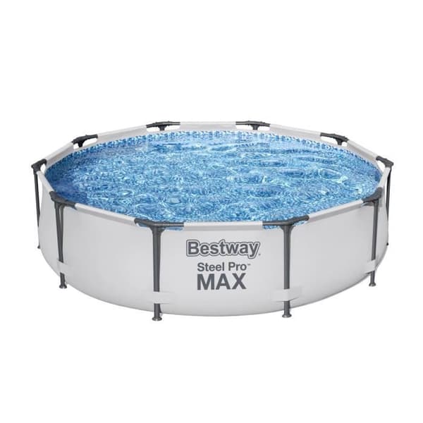 BESTWAY Steel Pro Max Tubular ovanjordspool 305x76 cm 1249 L/H Patronrenare