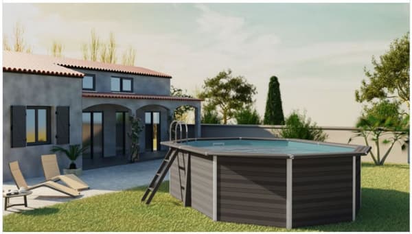Rio Kompositpool oval 664x386/124
