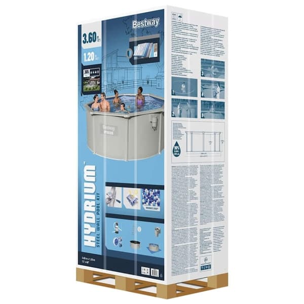Bestway Hydrium ovanmarkspool rund 360x120 cm