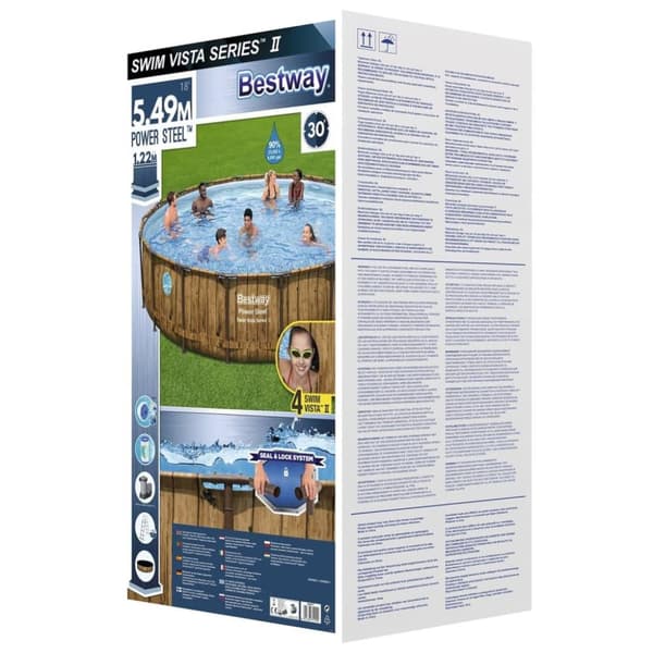 Bestway Poolset Power Steel 549x122 cm