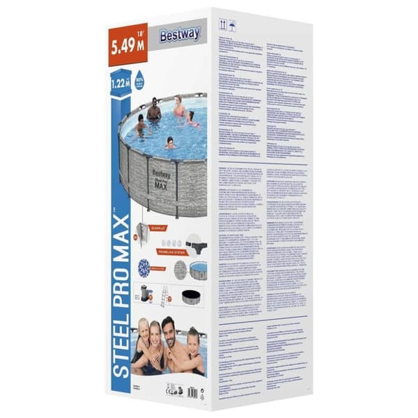 Bestway Poolset Power Steel 549x122 cm