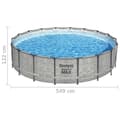 Miniatyrbild 9 av 10: Bestway Poolset Power Steel 549x122 cm