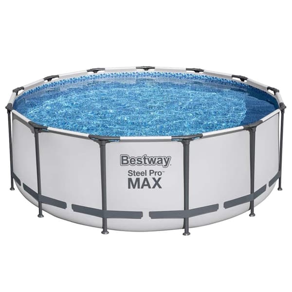 Bestway Steel Pro MAX swimmingpoolsæt 396x122 cm rundt