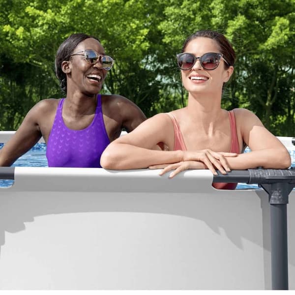 Bestway Steel Pro MAX swimmingpoolsæt 396x122 cm rundt