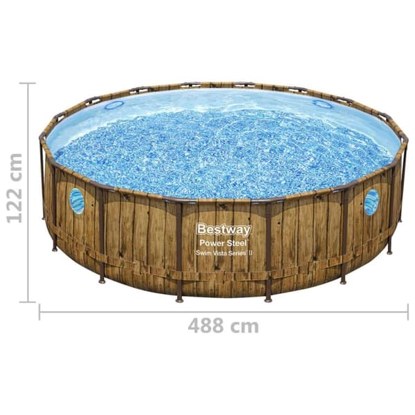 Bestway swimmingpoolsæt Power Steel 488x122 cm