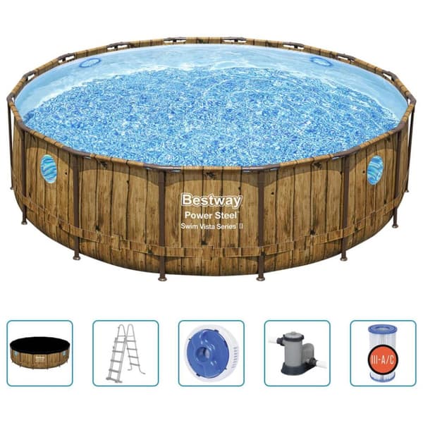 Bestway swimmingpoolsæt Power Steel 488x122 cm