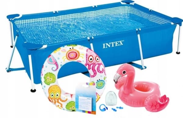 Intex 28270NP, 1662 l, Innrammet basseng, Blå, 15,5 kg