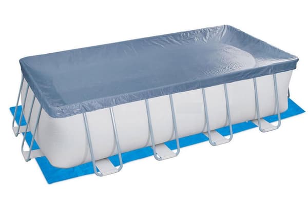 OUTTECH Premium FRAME Pool, PVC/Stål, 594x274x132 cm, rektan