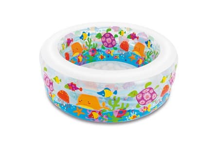 Intex 58480, Oppblåsbart basseng, 360 l, Rund, 6 år, Vinyl, Flerfarget