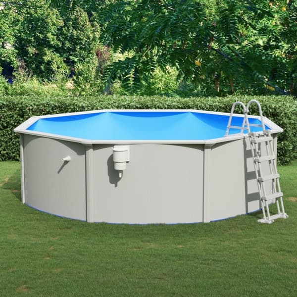 vidaXL swimmingpool med poolstige 460x120 cm