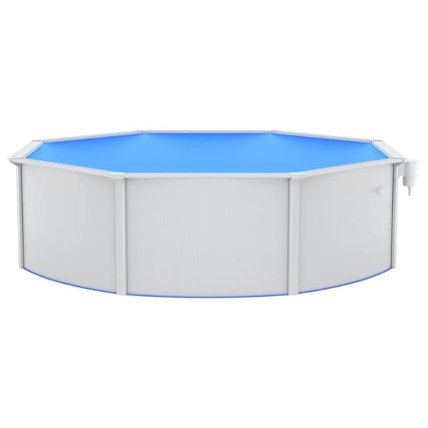 vidaXL swimmingpool med sandfilterpumpe 460x120 cm