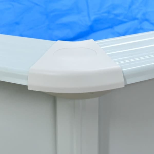 vidaXL swimmingpool med poolstige 550x120 cm