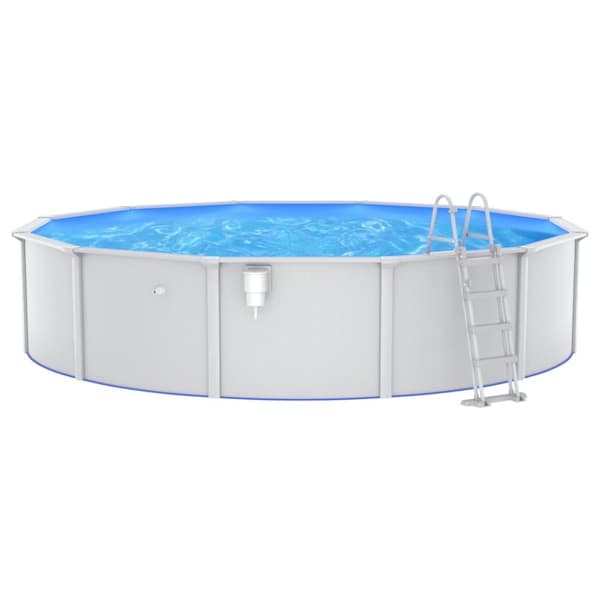 vidaXL swimmingpool med poolstige 550x120 cm