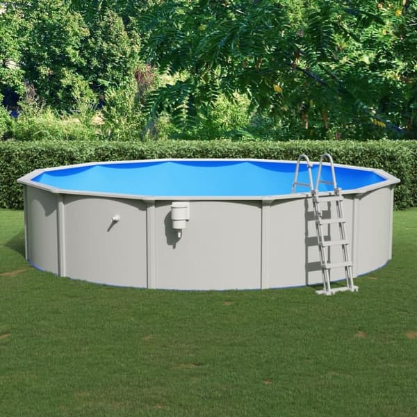vidaXL swimmingpool med poolstige 550x120 cm