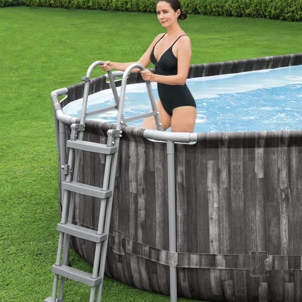 Bestway Trädgårdspool oval 7,32x3,66x1,22 m
